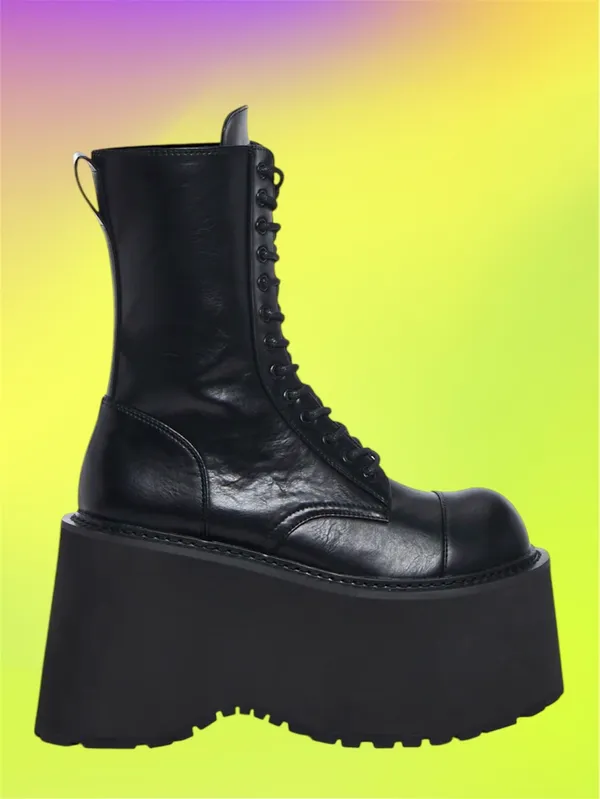 Dolls Kill Combat Boots - Image 3
