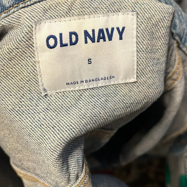 Old Navy Classic Jean Jacket Denim Womens Size Small - Image 6