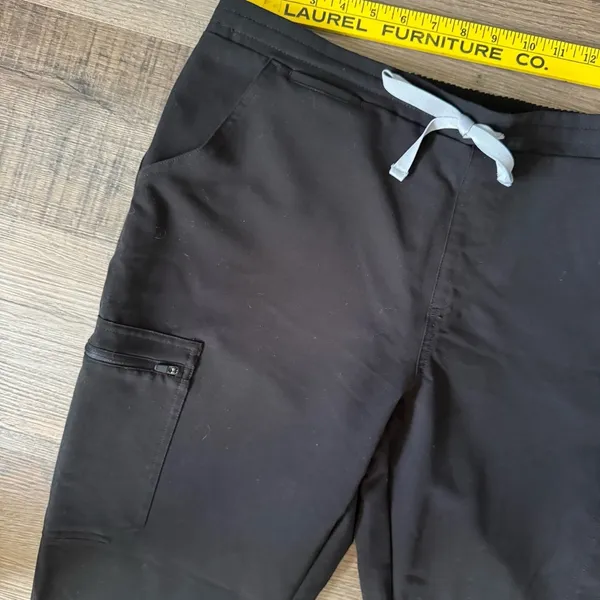 FIGS Technical Collection Black Scrub Pants - Image 3