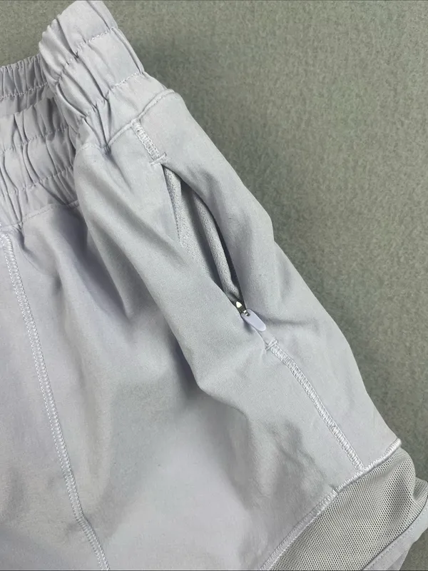 Lululemon Hotty Hot Shorts in Light Lavender Size: 8 - Image 3