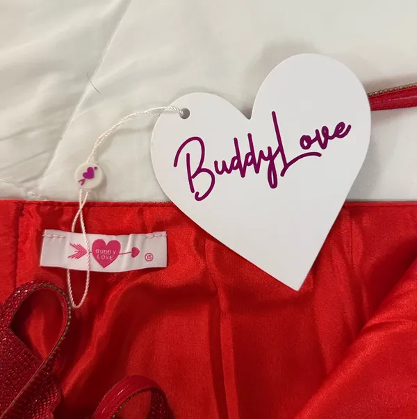 BuddyLove Rhinestone Red Top - Image 5