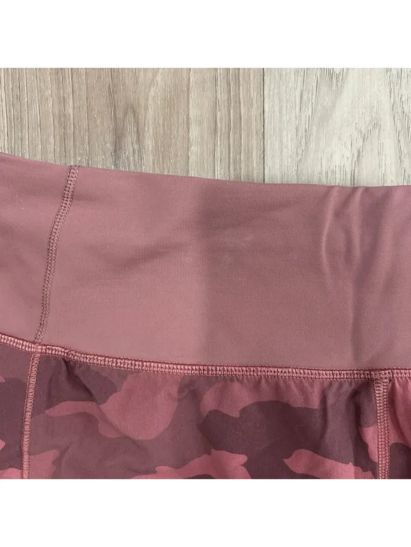 Lululemon Speed Up Short Tall 4 Pink Camo Running Athletic Lined Pocket - Image 5