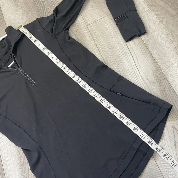Lululemon Quarter-Zip Pullover Sweater fitted mens Black (size 6) athleisure gym - Image 5