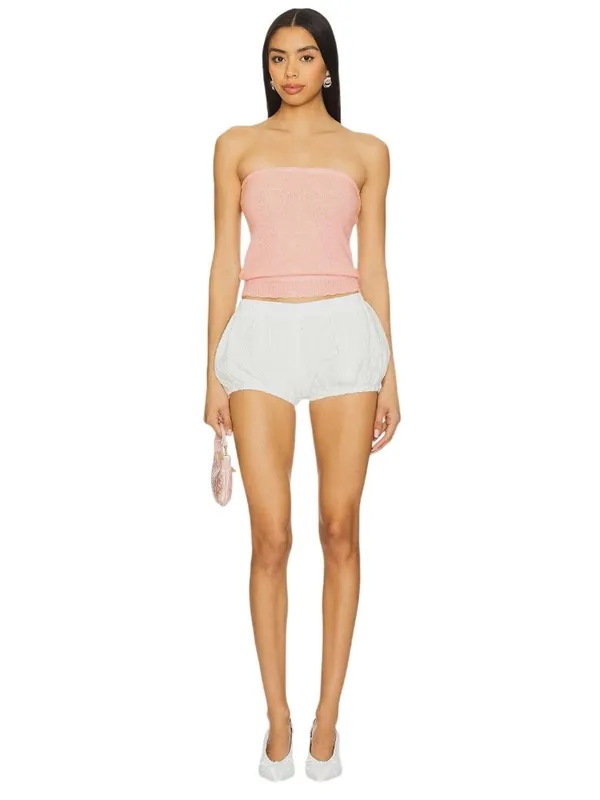 Amelie Teje Paiges Bloomers Short in Ivory Medium New Womens Hot Shorts - Image 9