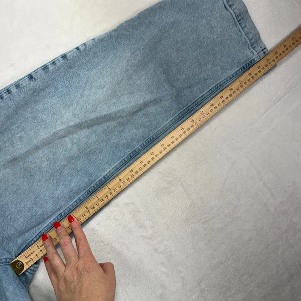 Banana Republic 26 Jeans High Rise Wide Leg Crop Light Wash 814318 Denim Boho - Image 15