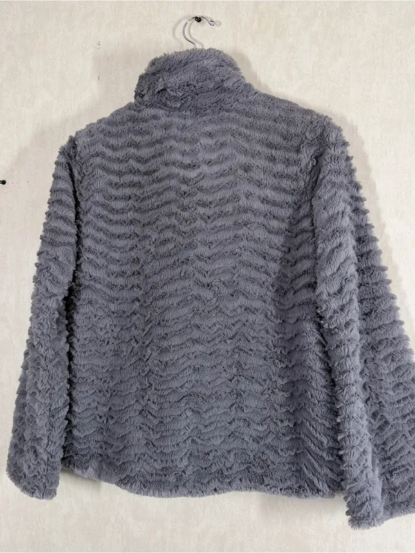Patagonia Women’s Pelage Jacket Soft Curly Fleece in Nickel Gray S - Image 5