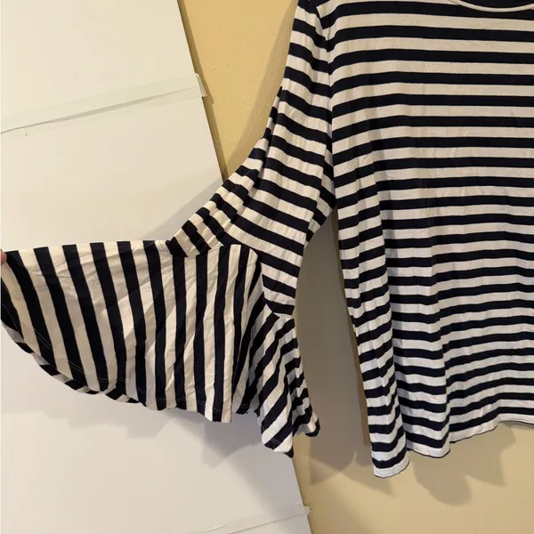 LOFT Classic Striped Long Sleeve Tee - Image 4