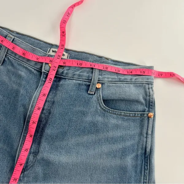 Wrangler wrock high rise‎ kick flare jeans cowgirl back patch sz 31 - Image 4