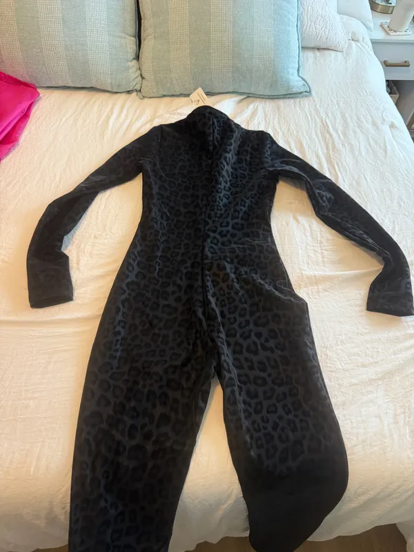Black Windsor cheetah body suit - Image 3
