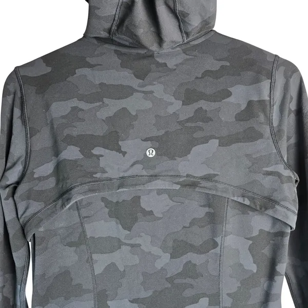 Lululemon Hooded Define Jacket Heritage 365 Camo Deep Coal Multi Size 10 - Image 6