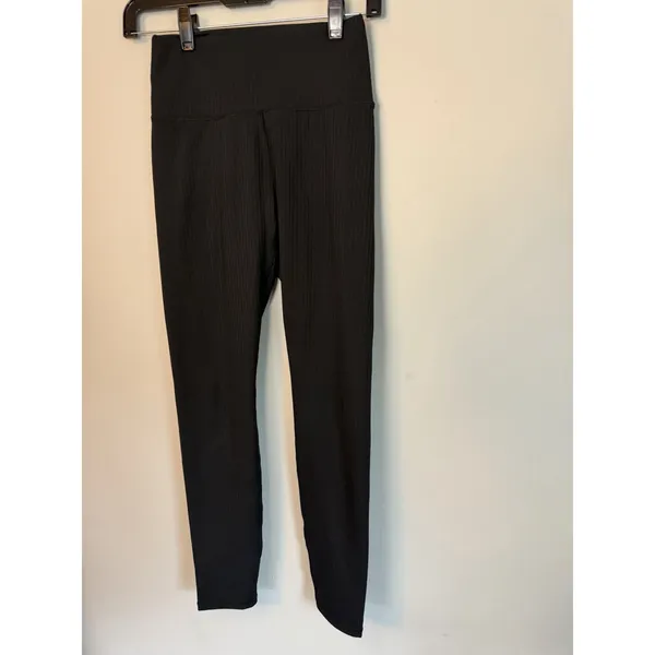 Vuori Inversion Rib Legging - Black (Size XS) MSRP $108.00 NEW - Image 2