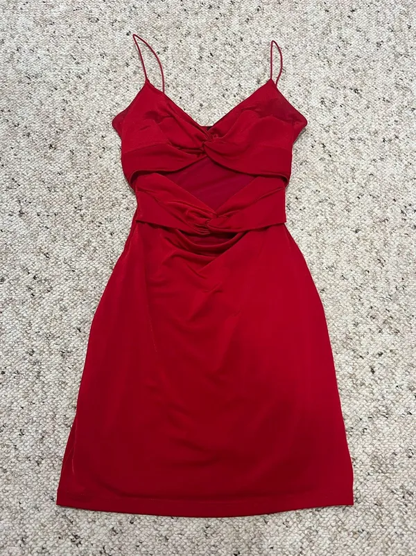 Red Windsor Mini Dress - Image 2