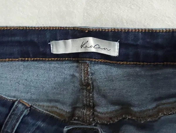 Kancan denim mini skirt frayed hem (26) - Image 4