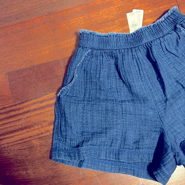 Aerie High Waist Blue Shorts XS - Image 2