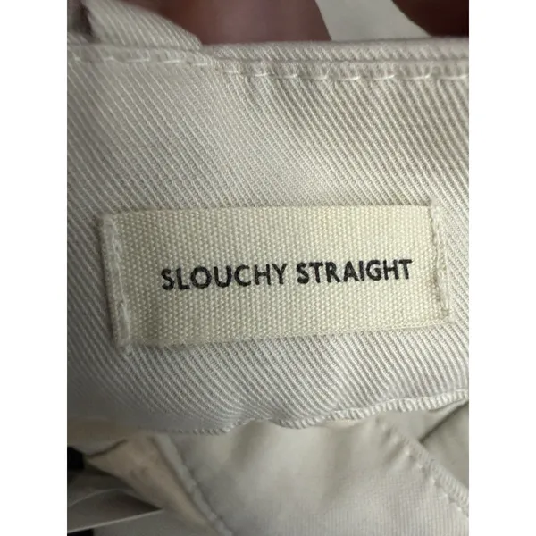 Madewell Pants Women's 8 Slouchy Straight Drapey Twill Muted Stone New #CCC9-9 - Image 5