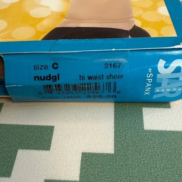 Spanx High Waisted Shaping Sheers Tights Pantyhose Hosiery Nude Glow Size C NWT - Image 5