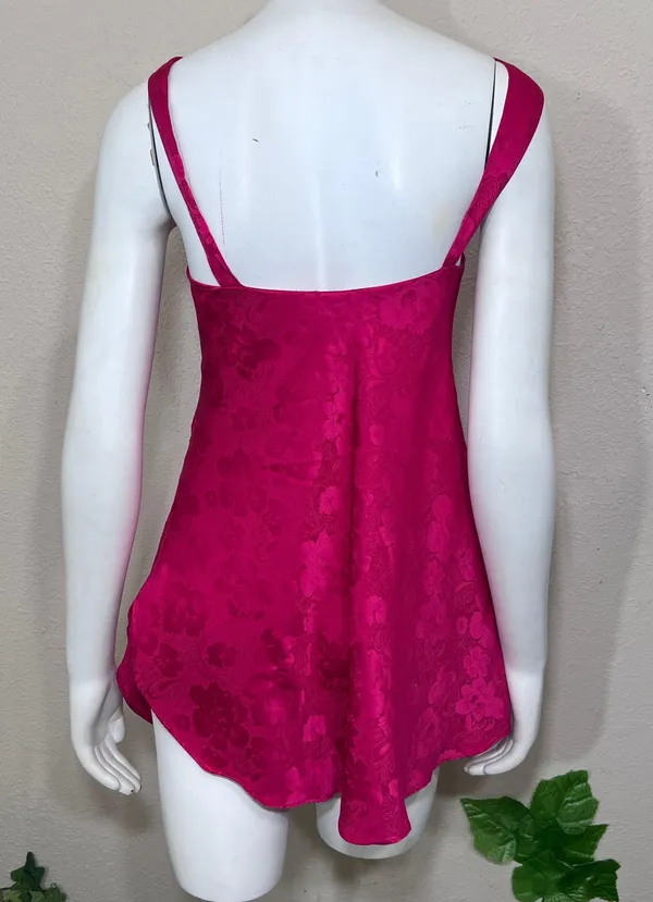 Victoria Secret Pink Lace Gold Label Vintage Rare Night Dress Slip - Image 9