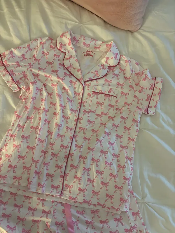 Sassy Shortcake PJ Set Pink Size L - Image 3