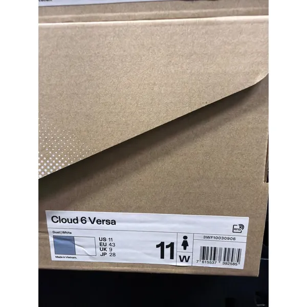 On Women's Cloud 6 Versa Shoes Dust White Blue Size 11 NWB ($170 Retail) - Image 7