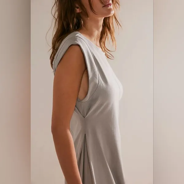 NWT FREE PEOPLE Simone Midi Dress Color: Frost Bitten Size XS - Image 4