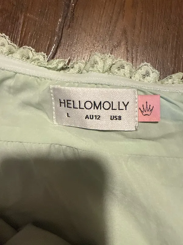 Hello Molly Dress Mini Green - Image 4