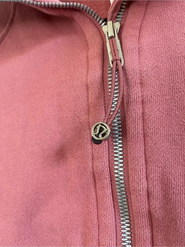 Women’s Lululemon Scuba Oversized Funnel Neck Half Zip Brier Rose XS/S - Image 7