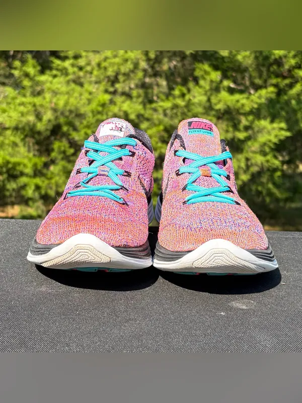 Nike Flyknit Lunar 3 Multicolor Running Shoes Women's Size 10 - Image 3