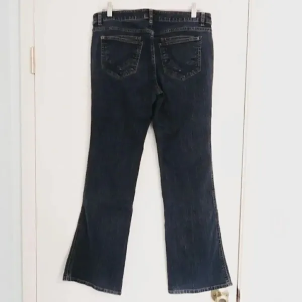 Elle Monaco Blue Mid Rise Bootcut Jeans - Image 2