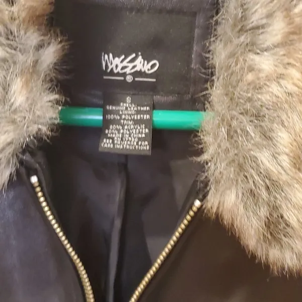 Mossimo Supply Co. BLACK Leather Jacket- Size S - Image 7