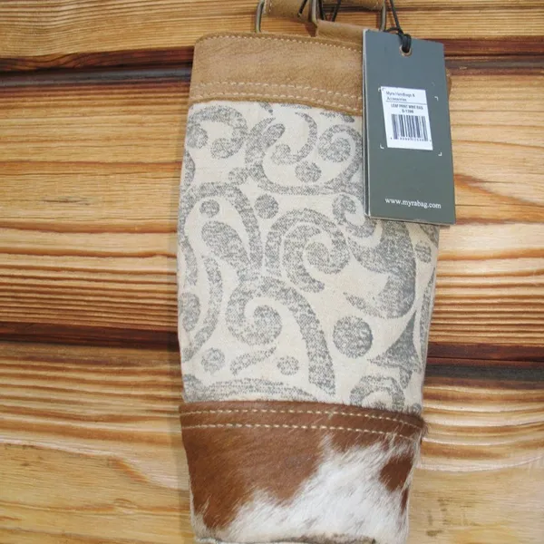 NWT Myra Single Bottle Wine Bag Gray - Image 3