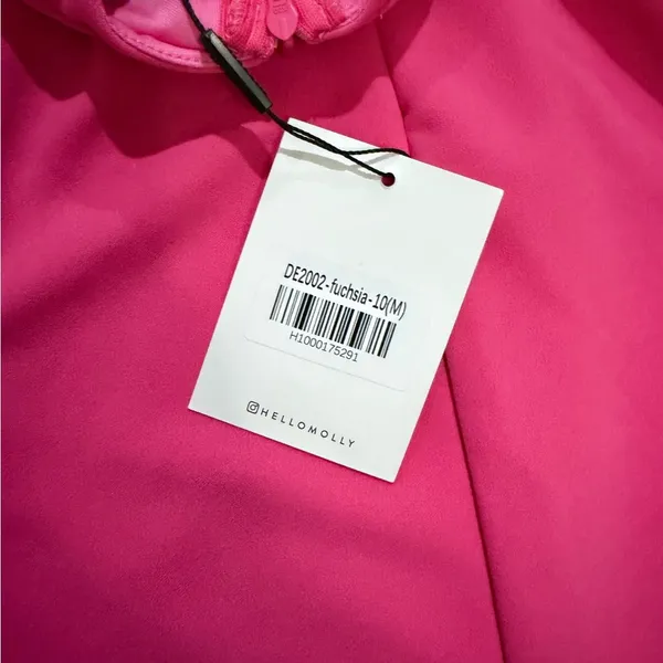 HELLO MOLLY DOWN FOR WINE DRESS FUCHSIA medium - Image 9