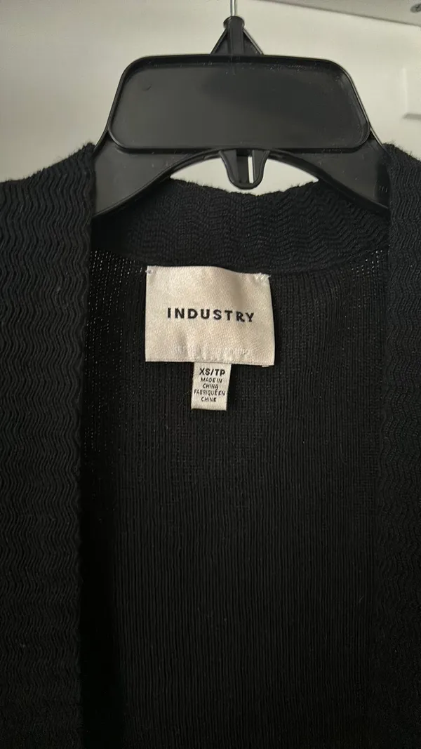 Industry Black Cardigan - Image 3