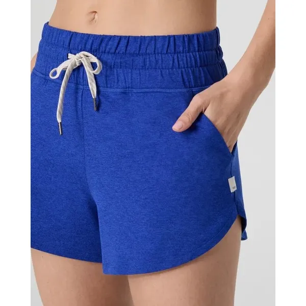 Vuori Halo Performance Short Copenhagen Heather Blue DreamKnit VW3062 XL - Image 2