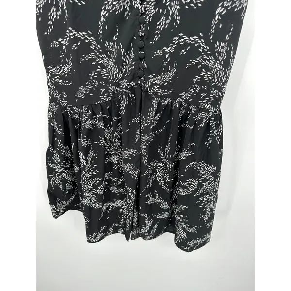 Entro Womens Black Button Front‎ Midi Skirt S Whimsigoth Fairy Boho Cottagecore - Image 3