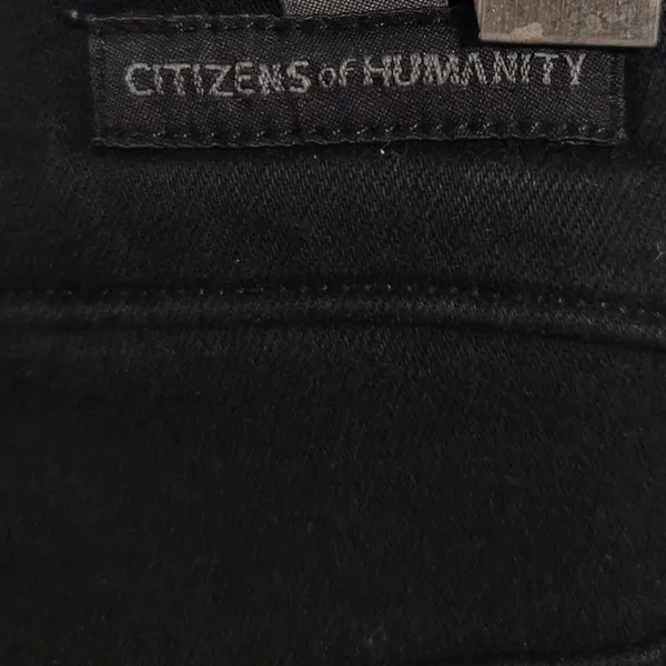 Citizens of Humanity COH Rocket High Rise Skinny Jeans Black 24 - Image 6