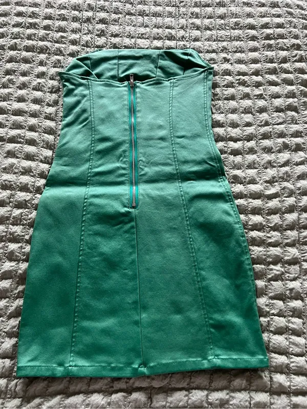 Edikted Emerald Strapless Bodycon Dress - Image 2