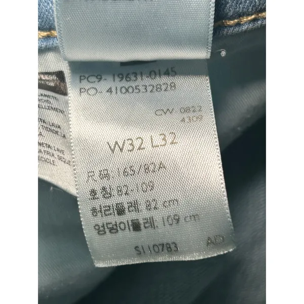 Levi's 314 Shaping Straight‎ Jeans Light Wash Denim Comfort Stretch Size 32 - Image 7