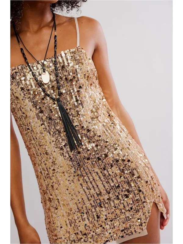 Free People Midnight Kiss Mini Slip Dress - Image 5