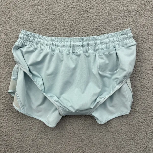 Lululemon Hotty Hot Shorts Low Rise 2.5" Cyan Blue Athletic Athleisure Women 10 - Image 5
