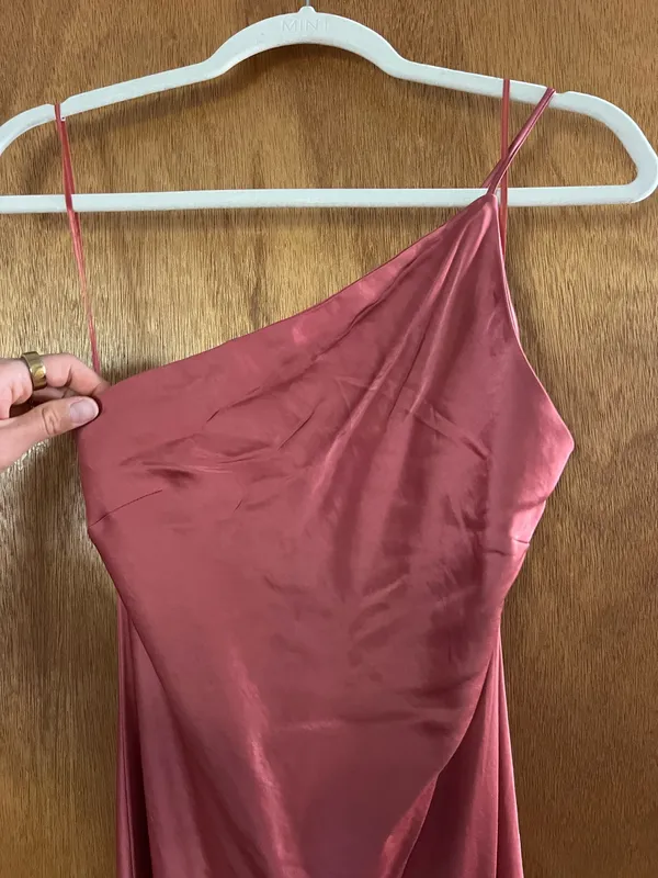 Express pink satin maxi dress - Image 3