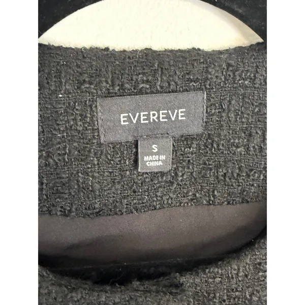 Evereve Winona Black Tweed Vest size small - Image 4