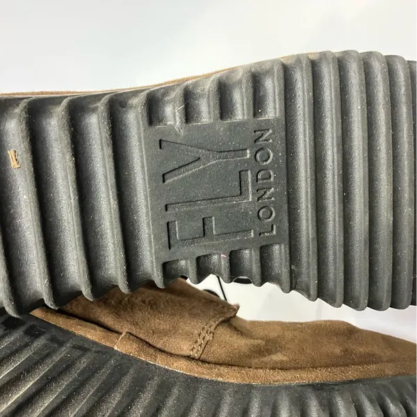 Fly London Lare lace up ankle boots brown suede casual modern women’s size 38‎ - Image 8
