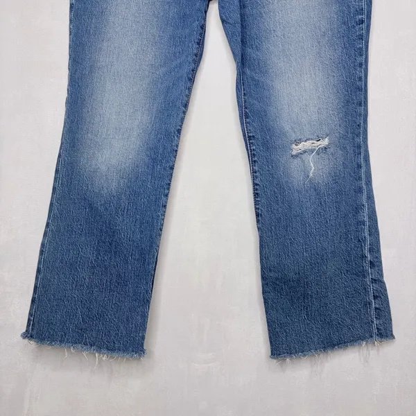 J. Crew Mid-Rise Flare Crop Jeans - Image 6
