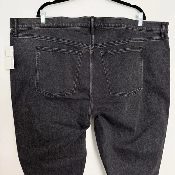 Abercrombie Jeans Size 24 Black Denim Split Hem‎ High Rise Skinny Pants Capsule - Image 8