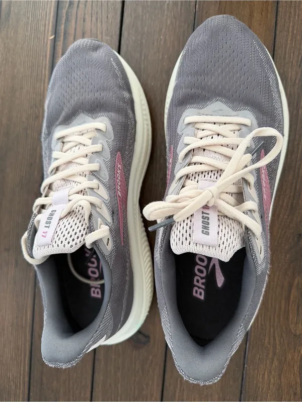 Brooks Ghost 17 Women’s Running Shoes Poppy Seed Pink Bluewash Size 11 - Image 10