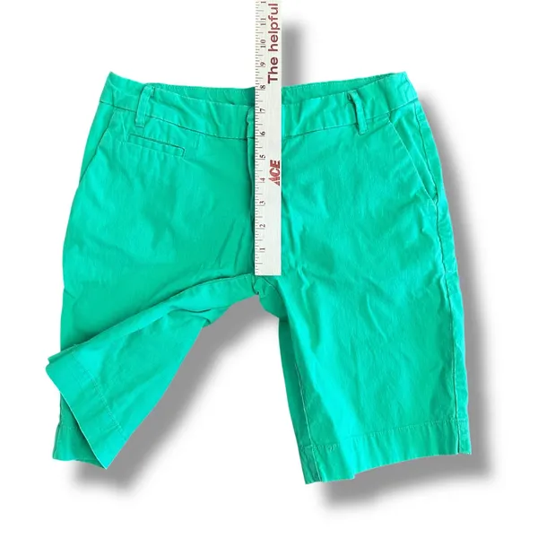 Patagonia Women’s‎ Shorts 0 Green Organic Cotton Blend Bermuda Casual Summer - Image 4