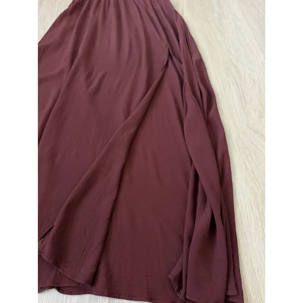 Aritzia Wilfred Maxime Dress Color Brown Size Medium - Image 7