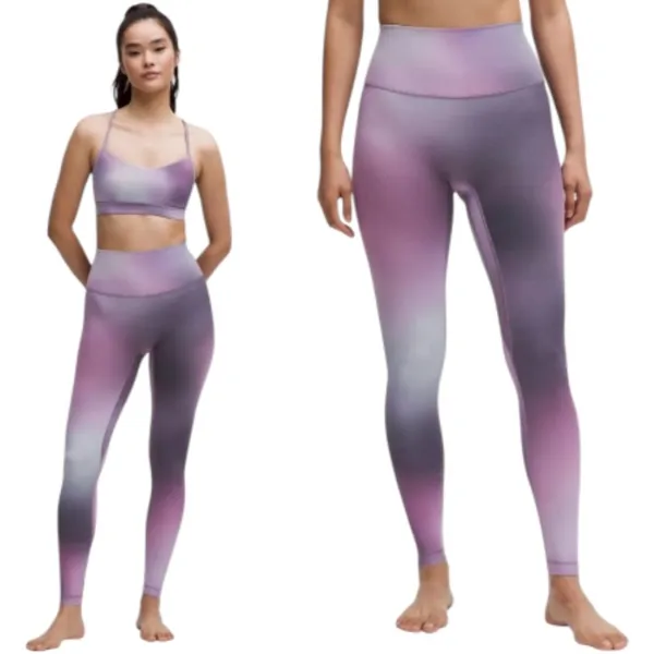 Lululemon Align High-Rise Pant 28” Aurora Haze Purple Multi Women's Size 12 NWT! - Image 2