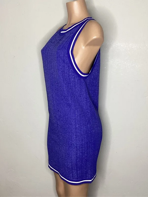 New. Pilyq blue coverup dress. M/L - Image 6