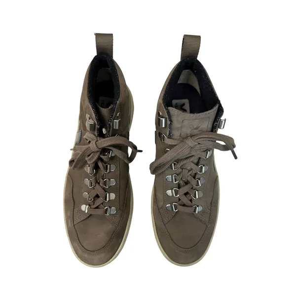 Veja Roraima Brown‎ Nubuck Leather High Top Sneakers Mens 7 Womens 9 - Image 5